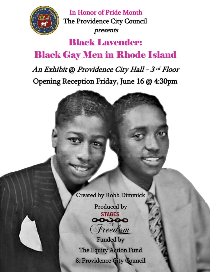 In honor of Pride Month, the Providence City Council and Stages of Freedom present “Black Lavender: Black Gay Men in Providence,” an exhibit created by Robb Dimmick.